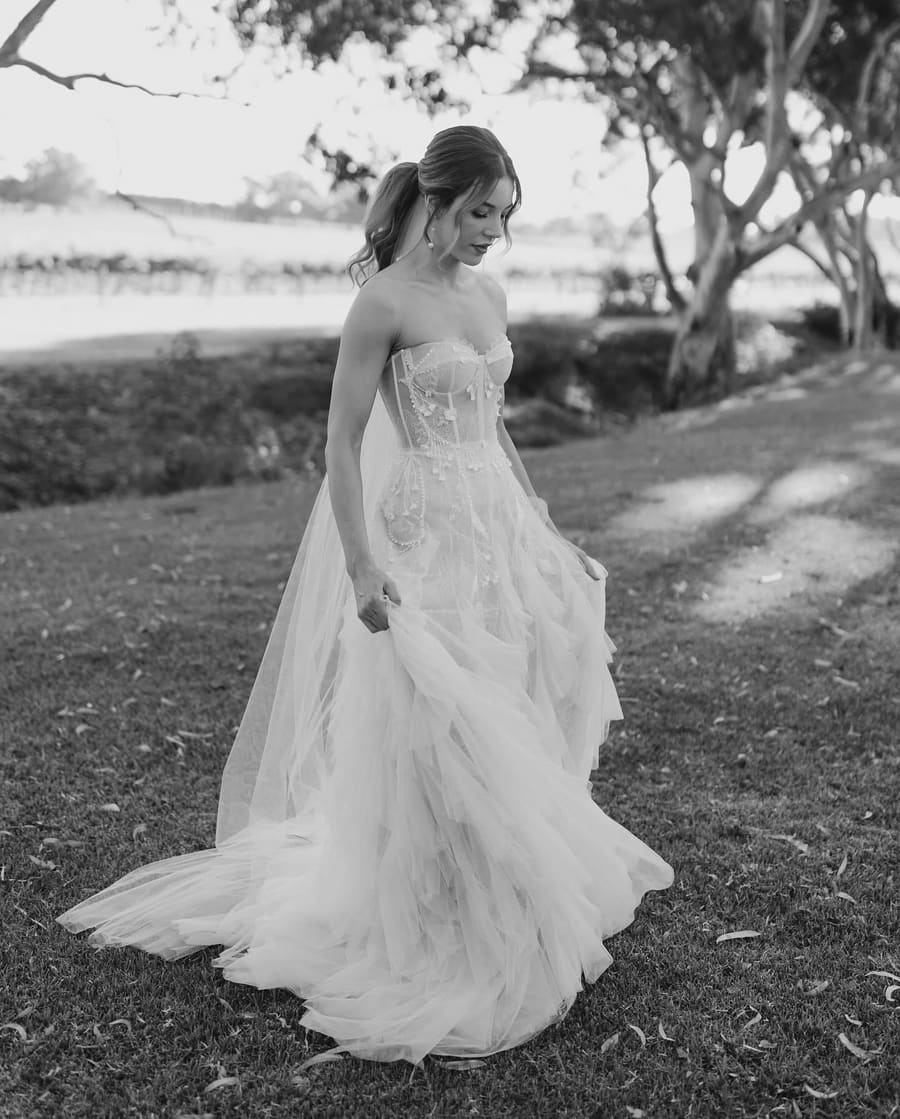 Bridal gown, full length